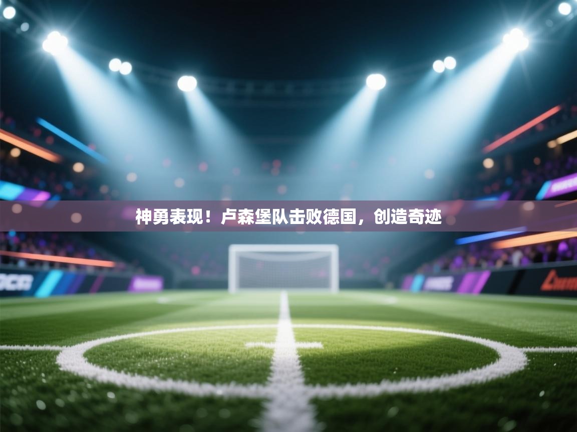 神勇表现！卢森堡队击败德国，创造奇迹